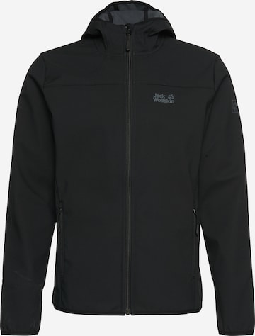 JACK WOLFSKIN Outdoor jacket 'Northern Point' in Black: front