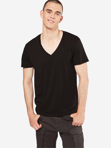 T-Shirt G-Star RAW en noir : devant