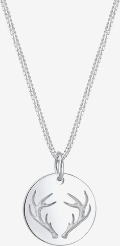 ELLI Necklace 'Hirsch' in Silver: front