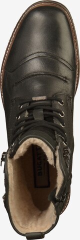 bugatti Škornji z vezalkami | črna barva