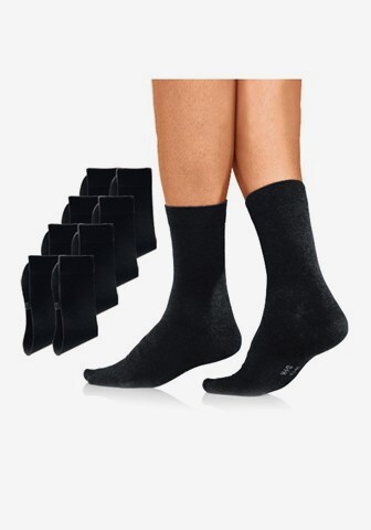 H.I.S Socken (8 Paar) in Schwarz