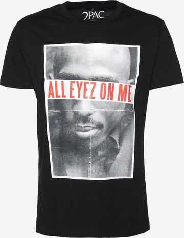 T-Shirt '2Pac All Eyez On Me' Mister Tee en noir : devant