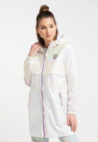 MYMO - Parka meia-estação em branco: frente