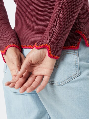 Cardigan 'LSZara' LIEBLINGSSTÜCK en rouge