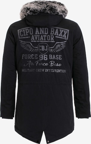 CIPO & BAXX Winter Parka 'Army' in Black