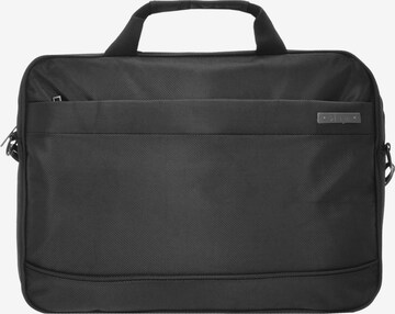 D&N Document Bag in Black: front