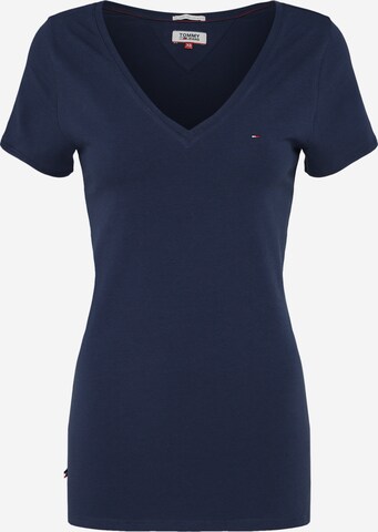 Tommy Jeans Shirt in Blauw: voorkant