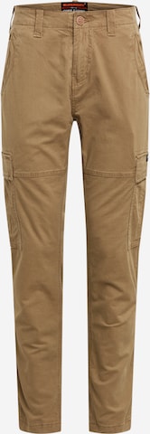 Regular Pantalon cargo Superdry en beige : devant