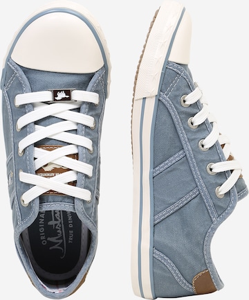 MUSTANG Sneakers laag in Blauw: zijkant