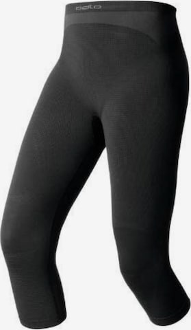 ODLO Slim fit Workout Pants in Black: front