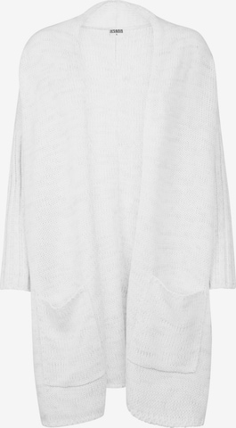 Urban Classics Oversized Cardigan in White: front