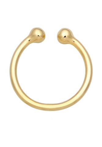 ELLI Ring Kugel, Geo, offen in Gold