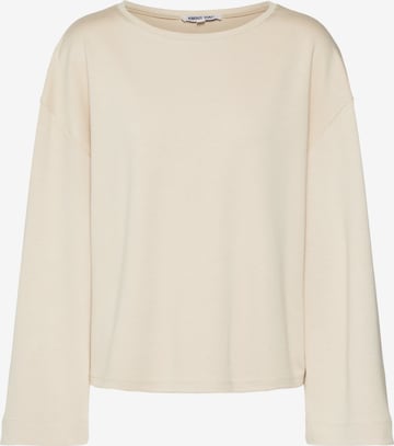 Sweat-shirt 'Genia' ABOUT YOU en beige : devant