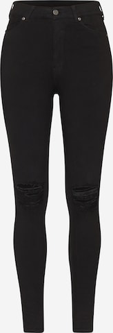 Dr. Denim 'Moxy' Skinny High Waist Jeans in Schwarz: predná strana