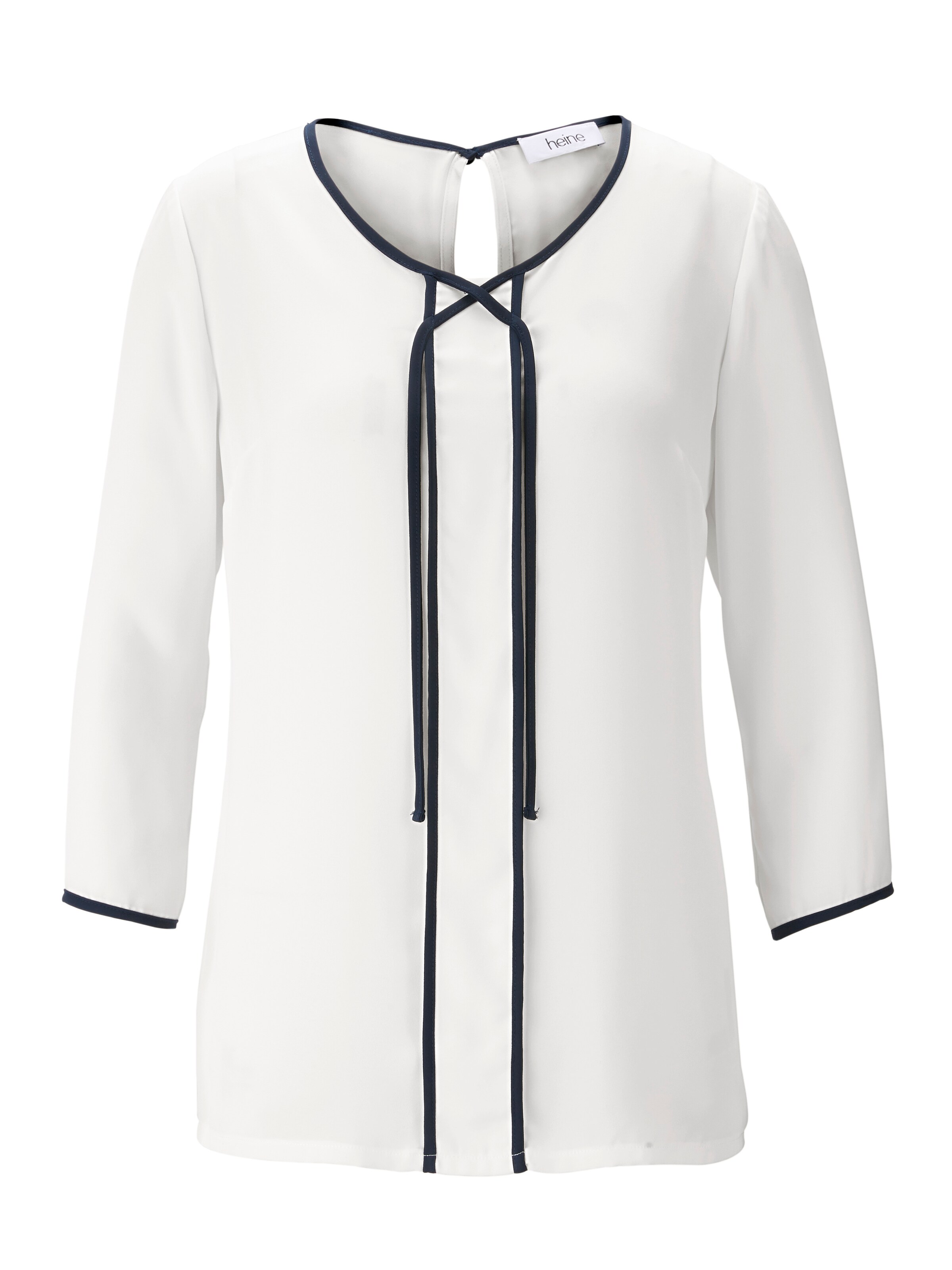 heine - Blouse 'Chiffonbluse' in de kleur Wit