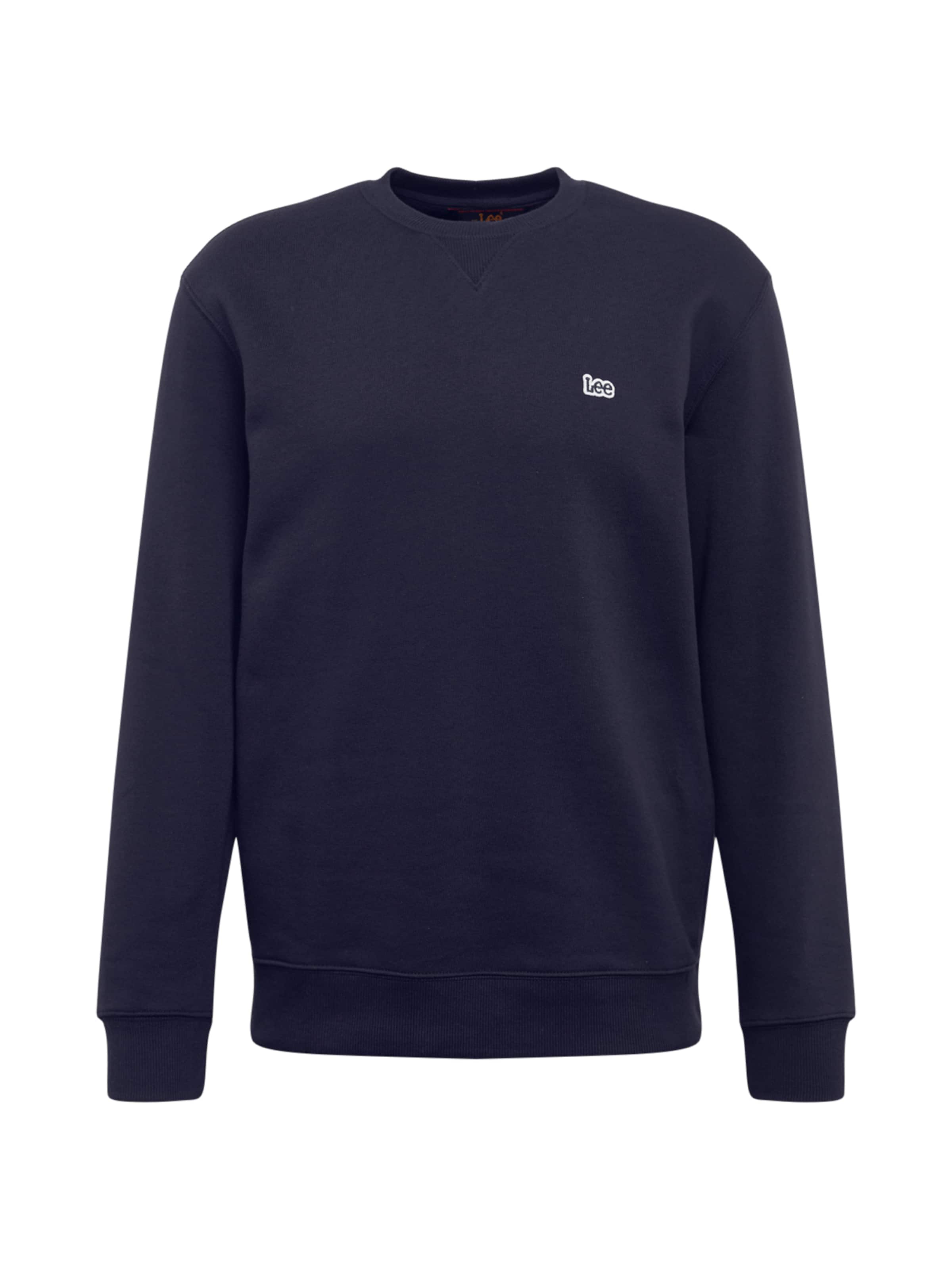 Lee Суичър 'PATCH CREW SWS' в синьо: отпред