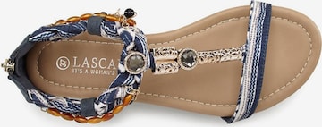 LASCANA Sandals in Blue