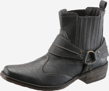 Boots MUSTANG en gris : devant