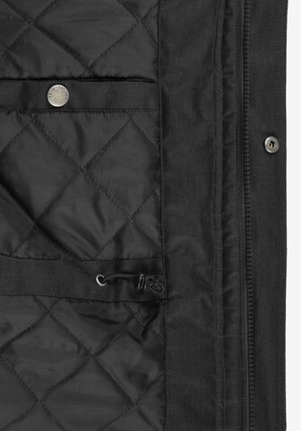 !Solid Winterparka 'Bello Long' in Zwart