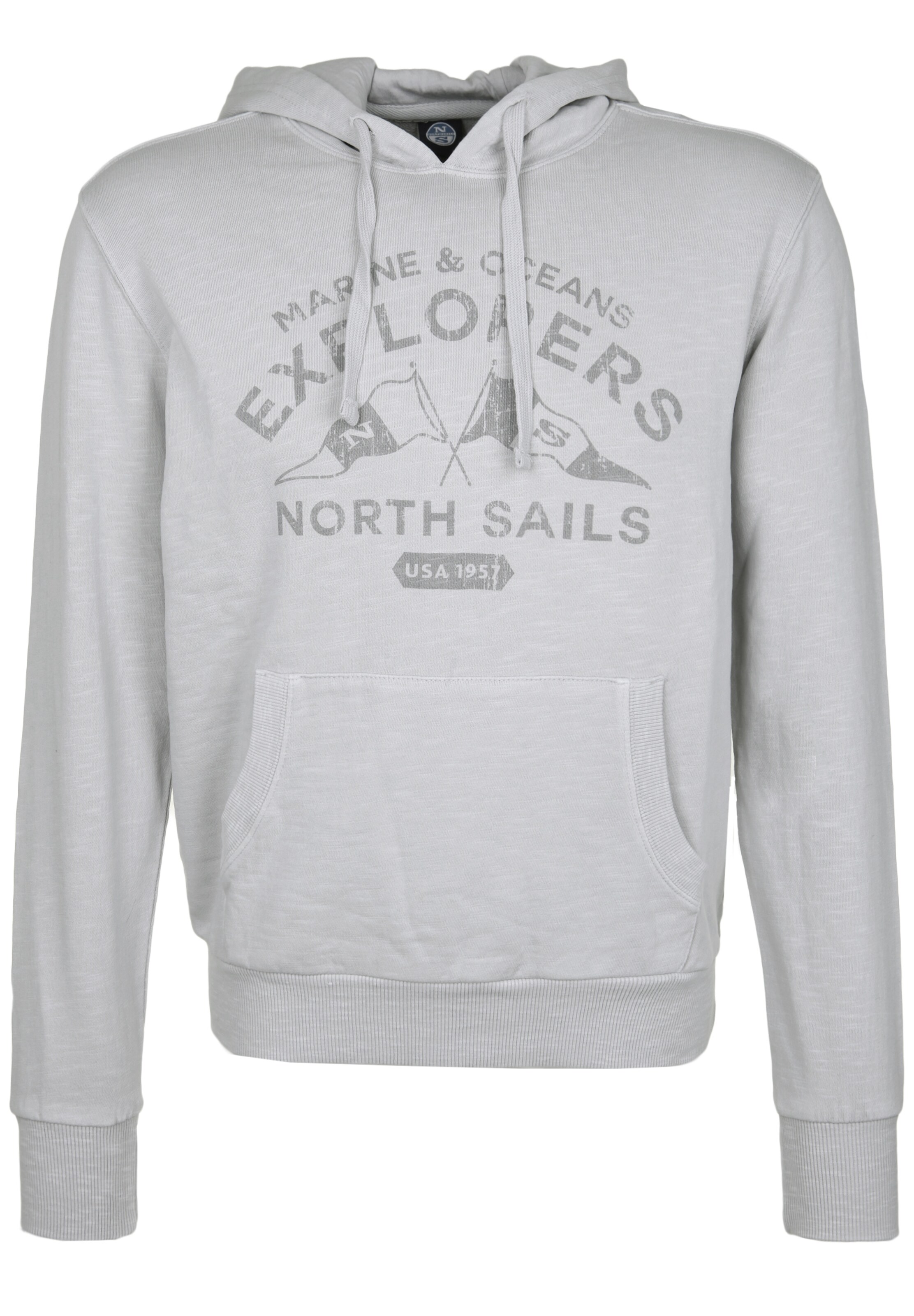 North Sails - Sweatshirt in de kleur Lichtgrijs