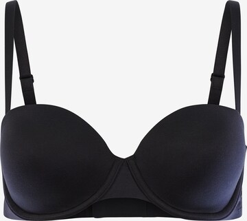 Royal Lounge Intimates Balconette Bra 'Royal Star' in Black: front