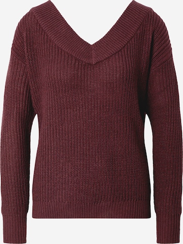 ONLY Pullover 'Melton' in Rot: predná strana