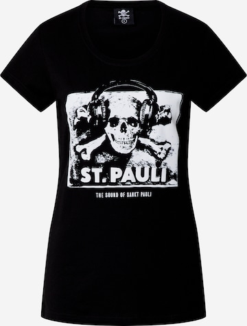 FC St. Pauli Shirt 'Sound' in Black: front