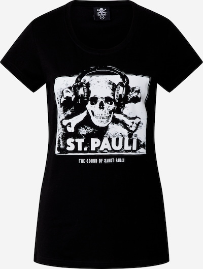 FC St. Pauli Shirt 'Sound' in Black / White, Item view