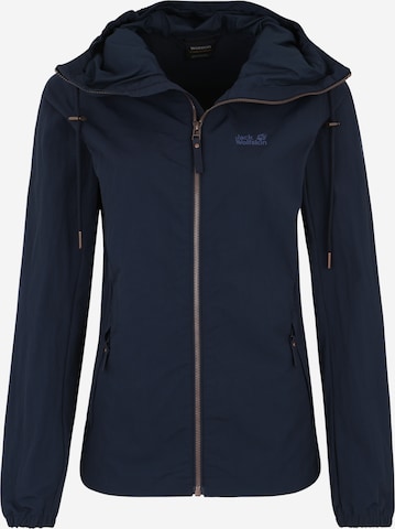 JACK WOLFSKIN Outdoorjas 'Lakeside' in Blauw: voorkant