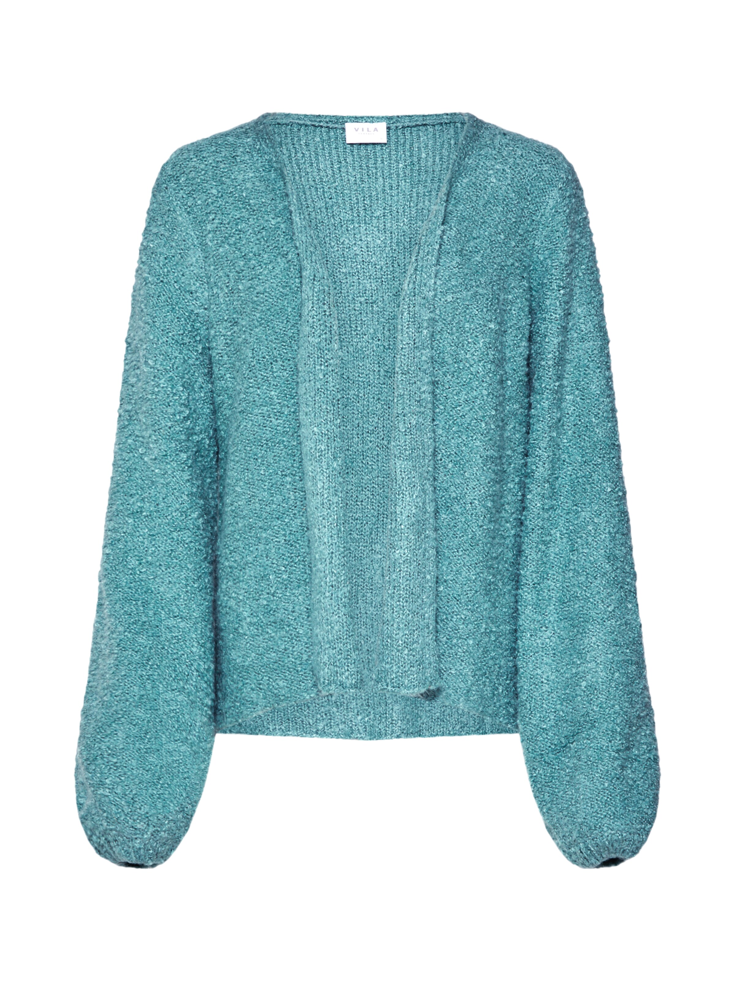 VILA - Gebreid vest 'BOSSA' in de kleur Groen