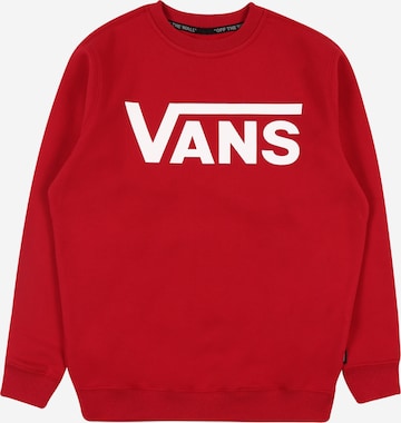 VANS Sweatshirt in Red: front