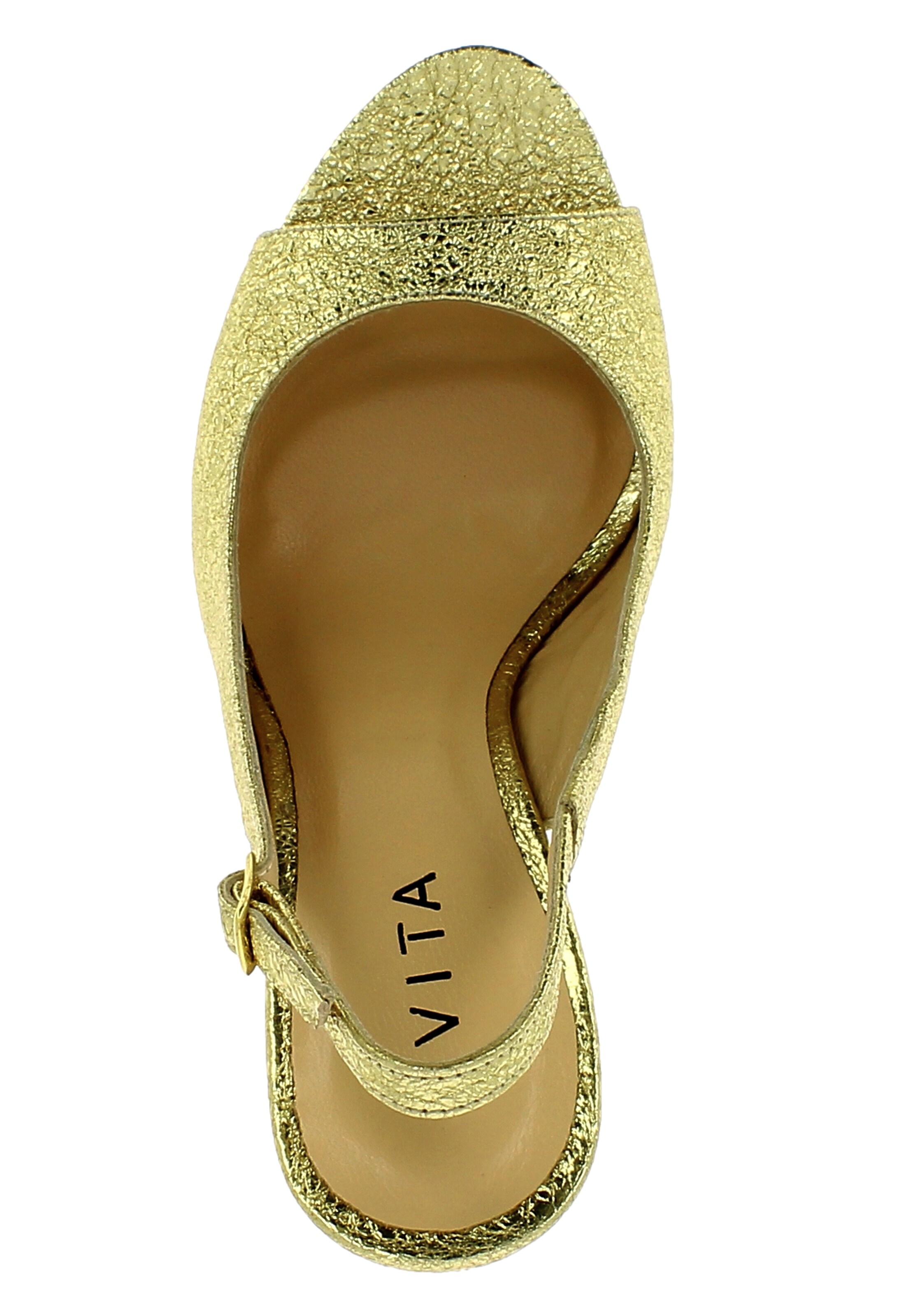 EVITA Slingpeeptoe in Gold