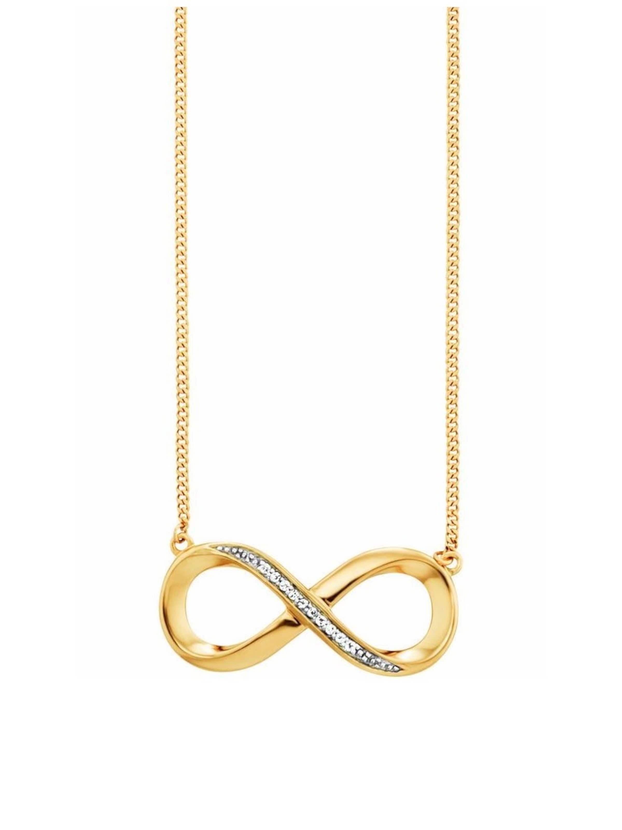 Chaîne 'Infinity' caï en or : devant