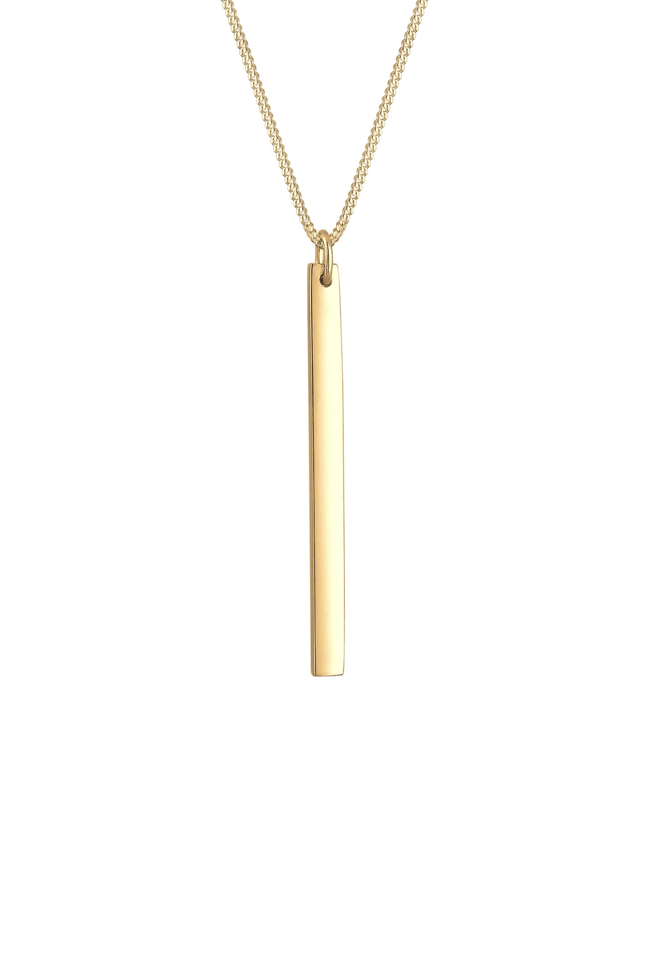 Chaîne 'Geo' ELLI en or : devant