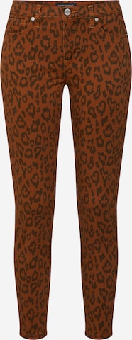 Banana Republic Skinny Jeans 'MR LEOPARD' i brun: framsida