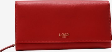 L.CREDI Wallet 'Evelyn' in Red: front