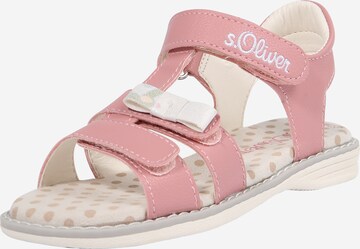 s.Oliver Sandalen in Roze: voorkant