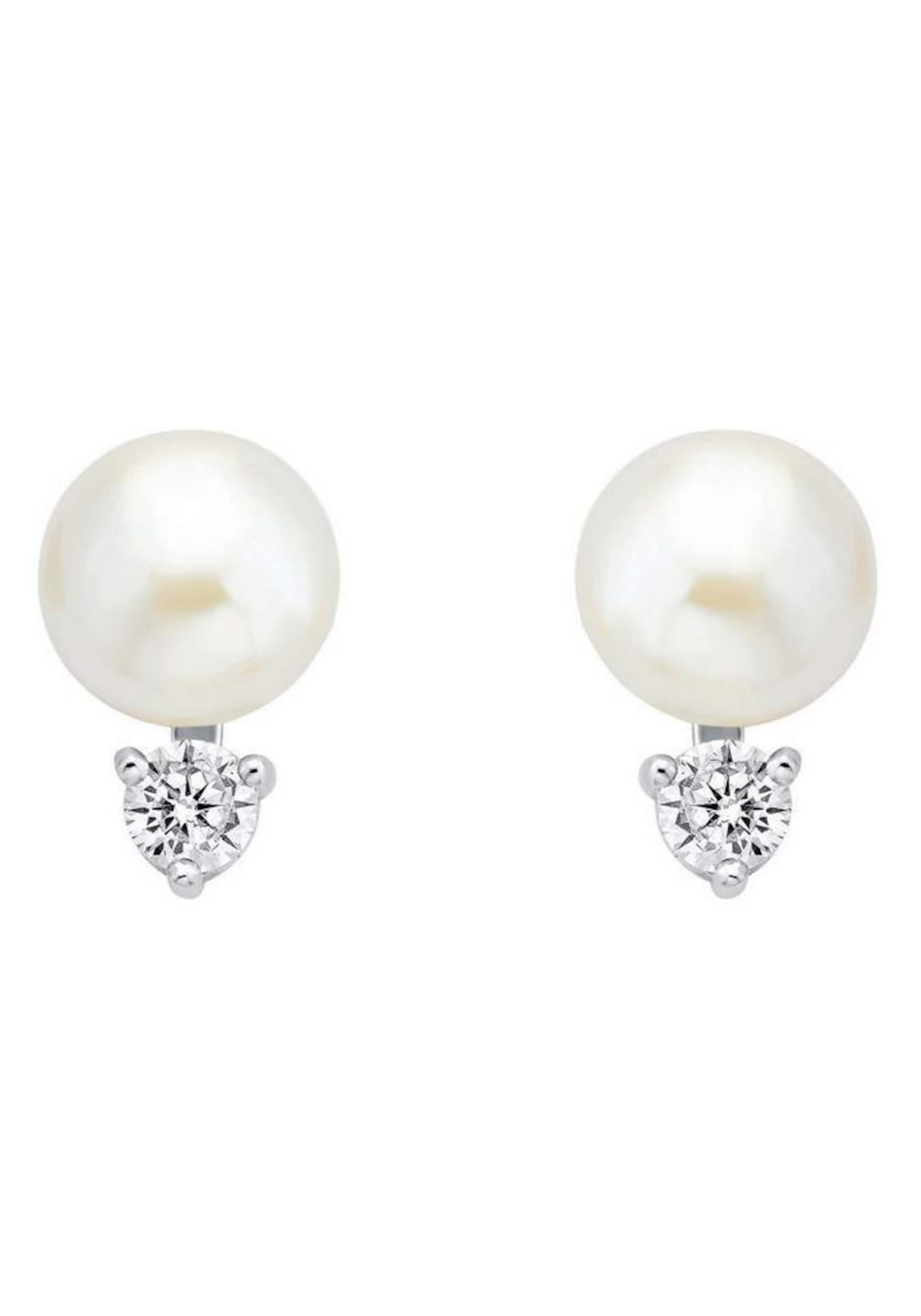 AMOR Ohrstecker in Silber: Vorderseite