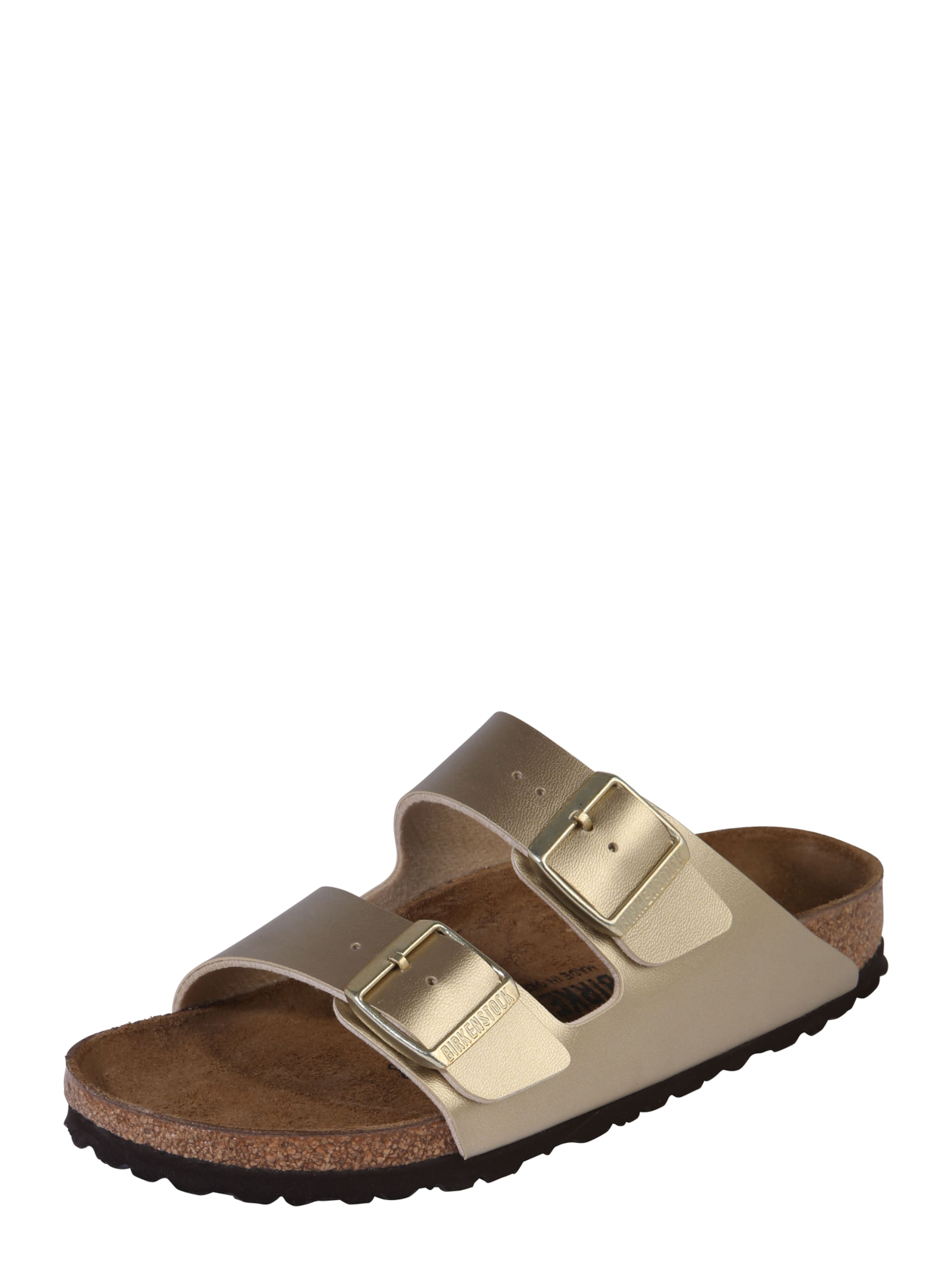 zelts BIRKENSTOCK Ādas čības &#x27;Arizona&#x27;: no priekšpuses