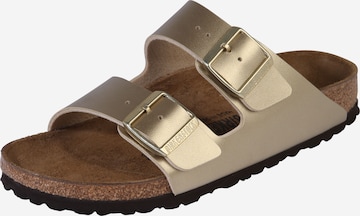 BIRKENSTOCK Pantofle 'Arizona' – zlatá: přední strana