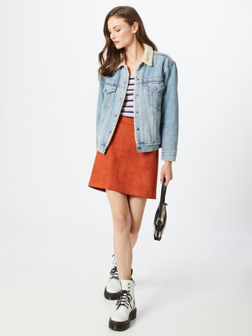 VERO MODA Spódnica 'VMDonnadina' w kolorze pomarańczowy