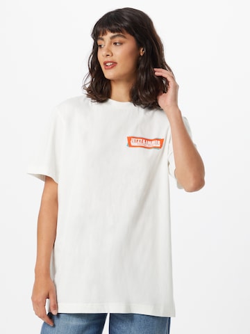 ABOUT EVERYONE Regular fit Shirt 'Jetzt und Immer' in White