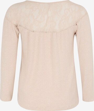 ABOUT YOU Curvy Sweater 'Frederike' in Beige: back