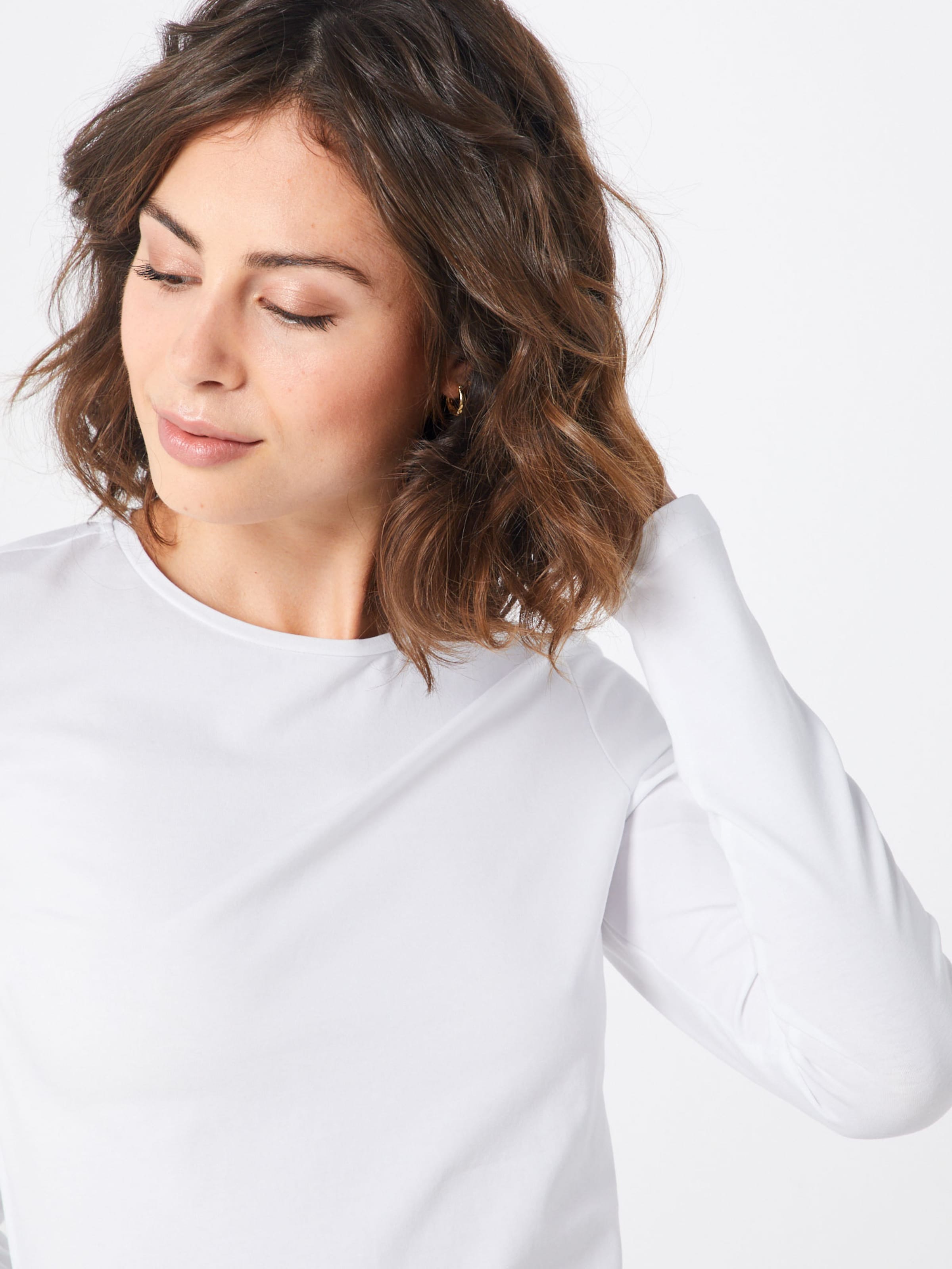 Femme T-shirt Smilla OPUS en Blanc Cassé 