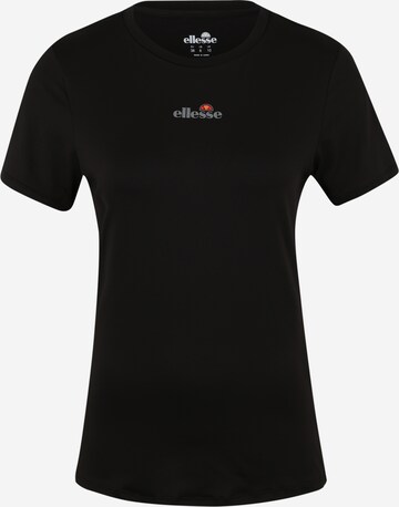 ELLESSE Λειτουργικό μπλουζάκι σε μαύρο: μπροστά