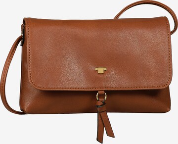 TOM TAILOR Crossbody Bag 'Luna' in Brown: front