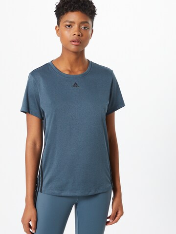 Tricou funcțional de la ADIDAS SPORTSWEAR pe albastru: față