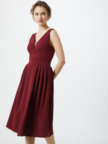 WAL G. Cocktail Dress in Red: front