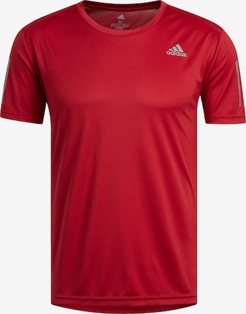 T-Shirt fonctionnel 'Own The Run' ADIDAS PERFORMANCE en rouge : devant