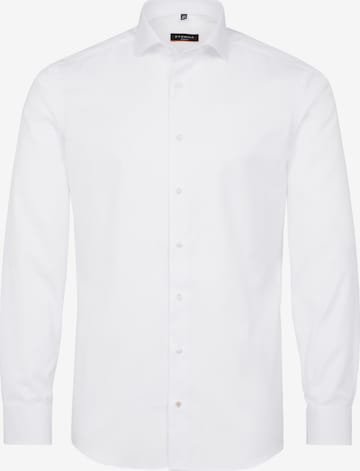 ETERNA Slim fit Button Up Shirt in White: front